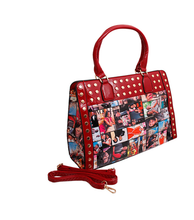 Load image into Gallery viewer, Michelle Obama Studded Satchel - PUR-MZ200018
