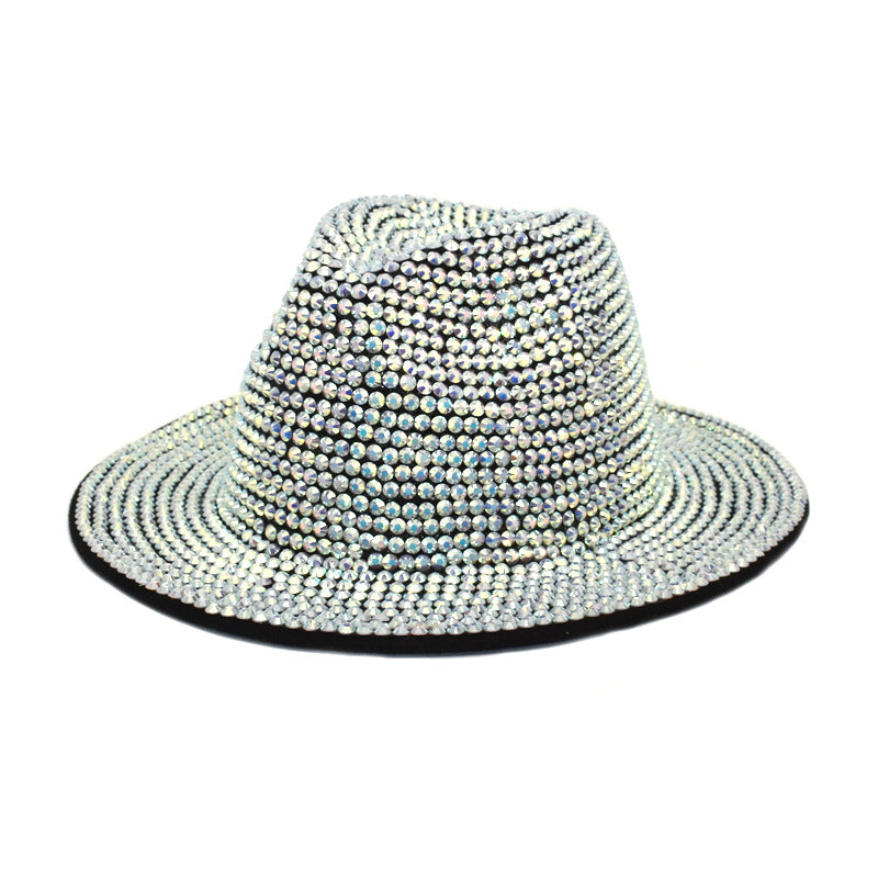 Rhinestone Fedora Hat