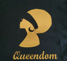 Load image into Gallery viewer, Queendom T-shirt - Black
