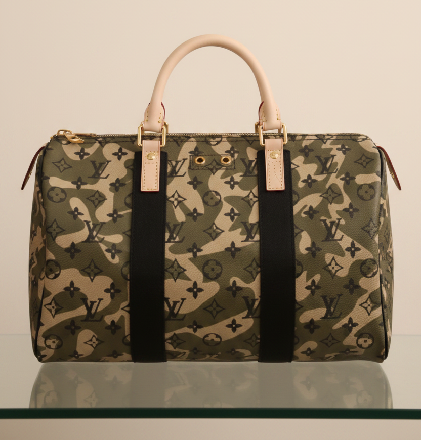 Camo Monogram Speedy Bag Upscale - PUR260004