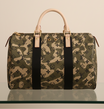 Camo Monogram Speedy Bag Upscale - PUR260004