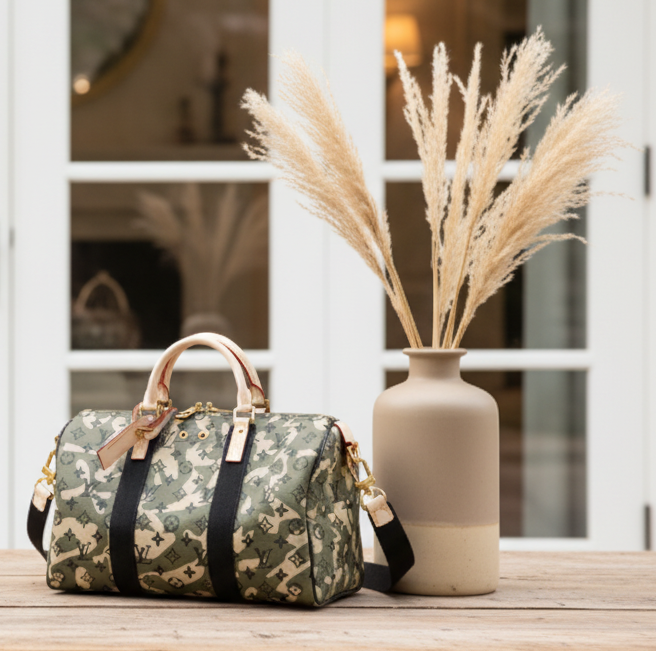 Camo Monogram Speedy Bag Upscale - PUR260004
