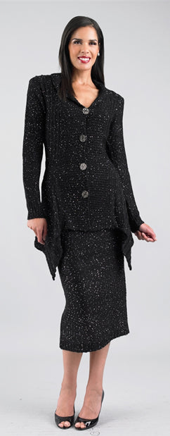 Knit 2pc Outfit with Sequins