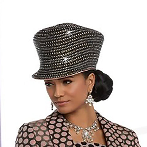 Donna Vinci - Rhinestone-Covered Hat
