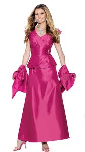 Long Dress with Shawl