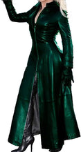Load image into Gallery viewer, Faux Leather Coat - Full Length
