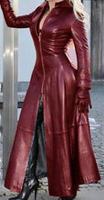 Load image into Gallery viewer, Faux Leather Coat - Full Length
