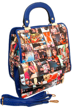 Load image into Gallery viewer, Michelle Obama Satchel with Small Clutch Pouch - Handbag
