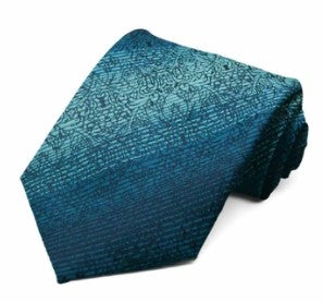 Aqua and Blue Necktie