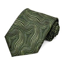 Load image into Gallery viewer, Sage Swirl Necktie
