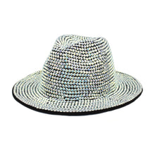 Load image into Gallery viewer, Rhinestone Fedora Hat

