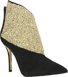 Suede-Like Boots with Glitter