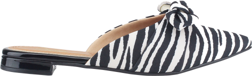 Brazilian Zebra Print Mule 